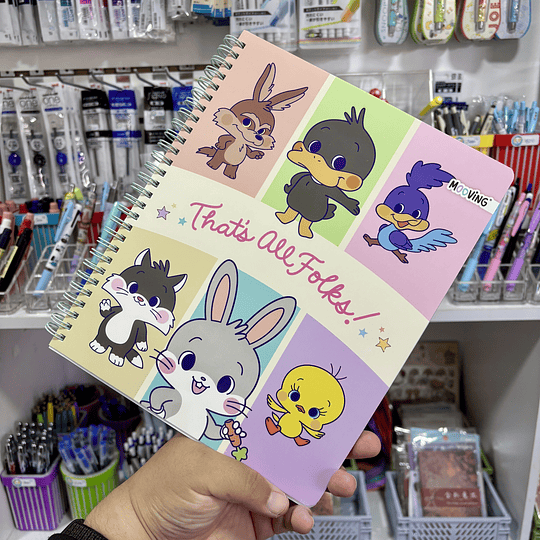 Cuadernos Universitarios Mooving LooneyTunes