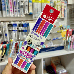 Set 4 Colores Borrax SE Filgo