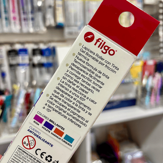 Set 4 Colores Borrax SE Filgo