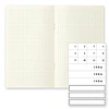 Midori Paper Pack 3 Libretas Light B6 Cuadros