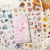 Libro de stickers de flores de 20 hojas