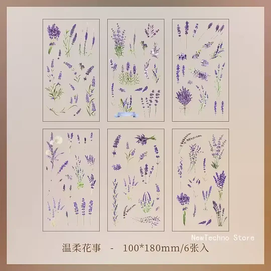 Set stickers de Flores 