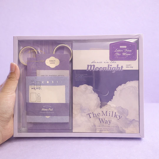 Cajita Journal de colores neutros