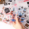 Mini libro de stickers aesthetic (20 Hojas)