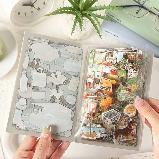 Libro de stickers de Sitios de Comida