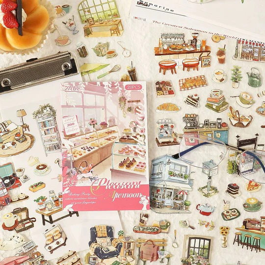 Libro de stickers de Sitios de Comida