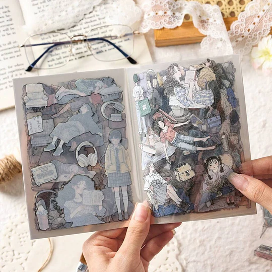 Libro de stickers girl's modern days