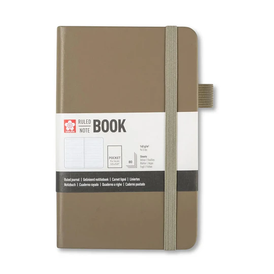 Sakura Ruled Notebook Pocket