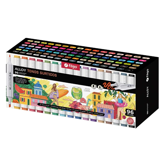 [RESERVA] Caja Filgo Alloy 96 Colores