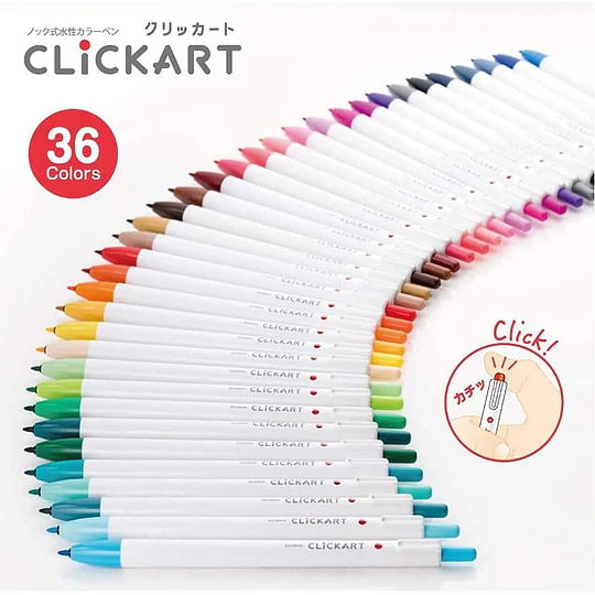 Cajita de 36 Colores Zebra ClickArt