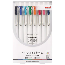 Set Uni-ball One 8 Colores