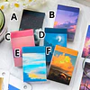 Librito de 50 stickers ambientes y paisajes