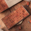 Set de timbres abecedario + números (70 timbres)