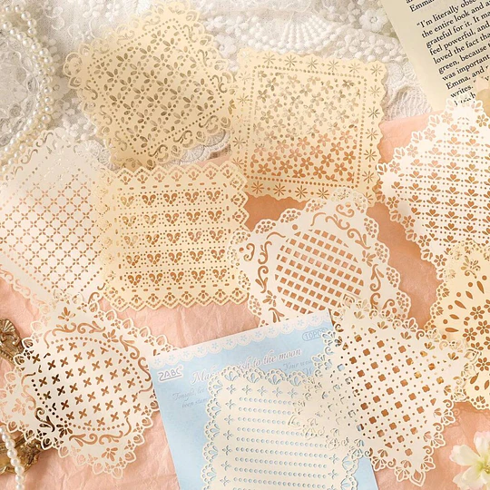 Blondas de papel decorativo