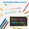 [RESERVA] Ohuhu 24 Marcadores Glitter Metálicos punta 0.7mm