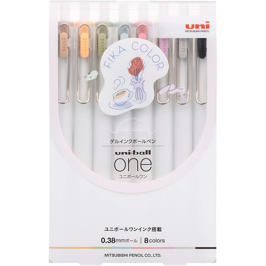 Set Uni One Fika Colors (8 colores)