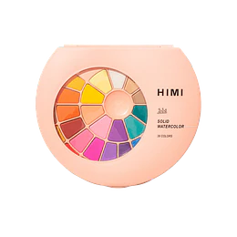 HIMI Set pintura solida 38 Colores (Estuche Rosado)