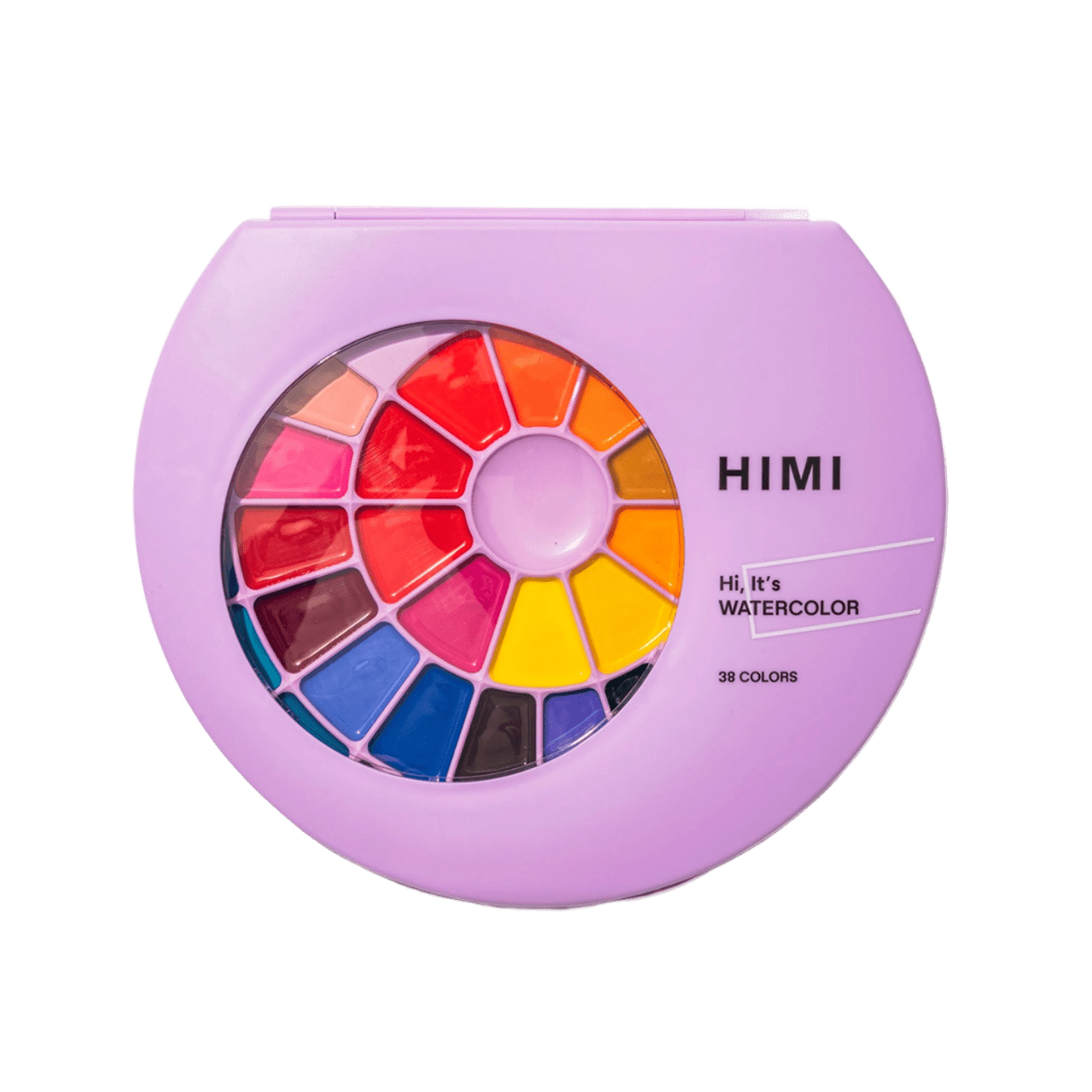 HIMI Set de pintura semi humeda 38 Colores (Estuche Morado)