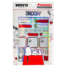 Wero Set Planner Stickers - Snoopy 