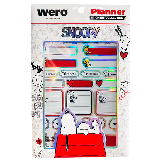 Wero Set Planner Stickers - Snoopy 