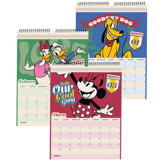 Calendario de Pared Mooving Mickey & Friends 2027