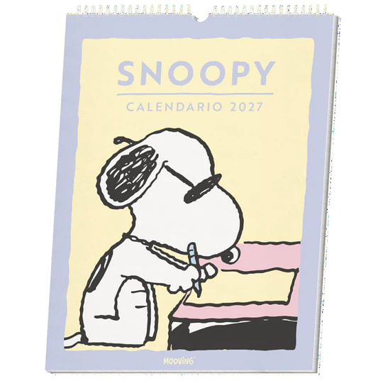 Calendario de Pared Mooving Snoopy 2027