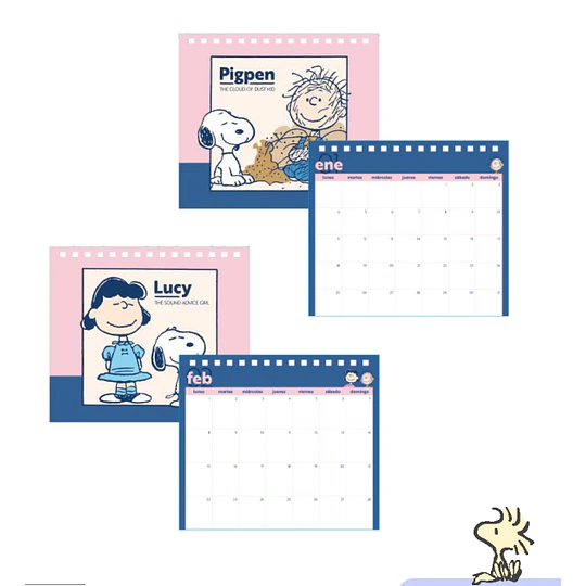 Calendario de Escritorio Mooving Snoopy 2027