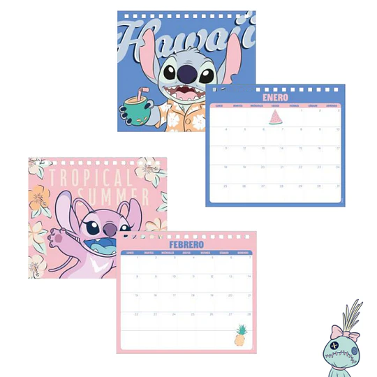 Calendario de Escritorio Mooving Stitch 2027