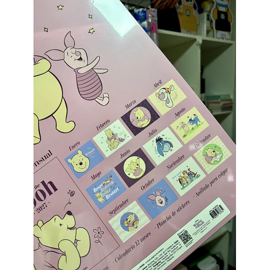 Calendario de Pared Mooving Winnie the Pooh 2027