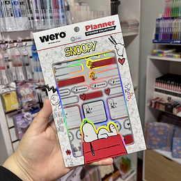 Wero Set Planner Stickers - Snoopy 