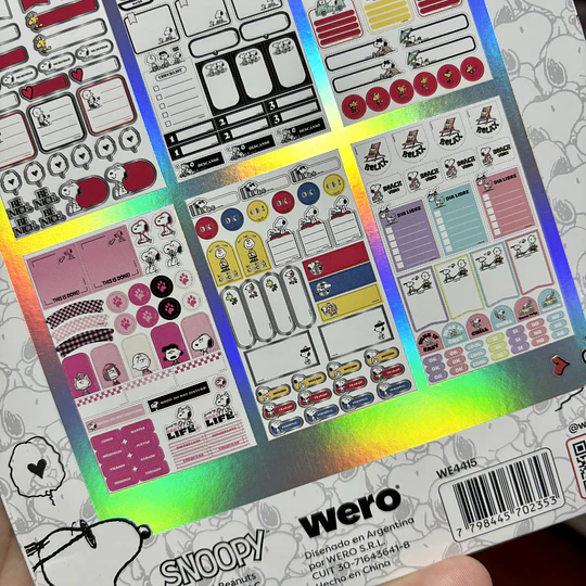 Wero Set Planner Stickers - Snoopy 