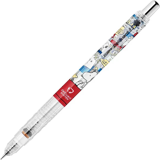 Portaminas Zebra DelGuard 0.5mm Snoopy Comic Clear