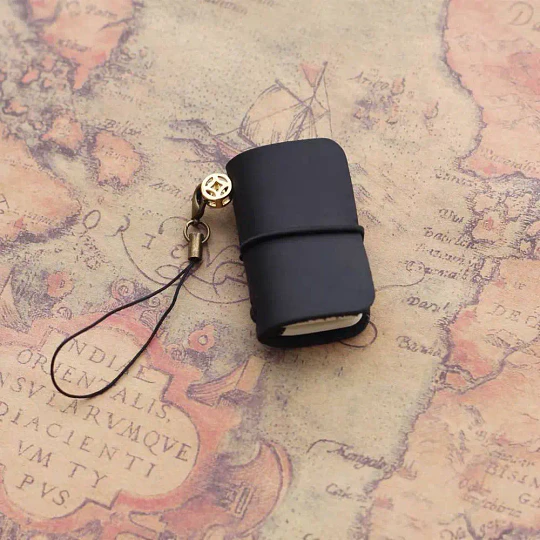 Llavero con Mini Libreta Vintage