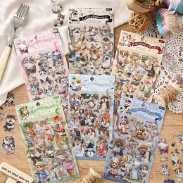 Set stickers animalitos