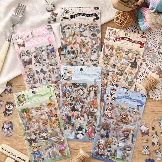 Set stickers animalitos
