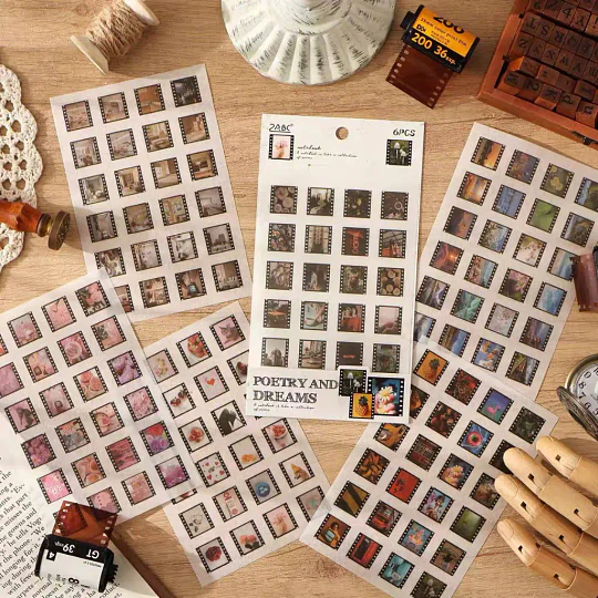 Set de stickers de papel