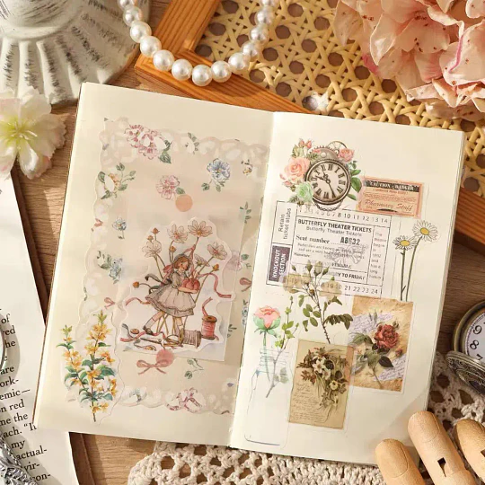 Set de stickers de papel