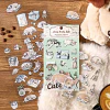 Set de 4 hojas de stickers de animalitos 