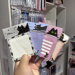 Memopad Gatito Negro