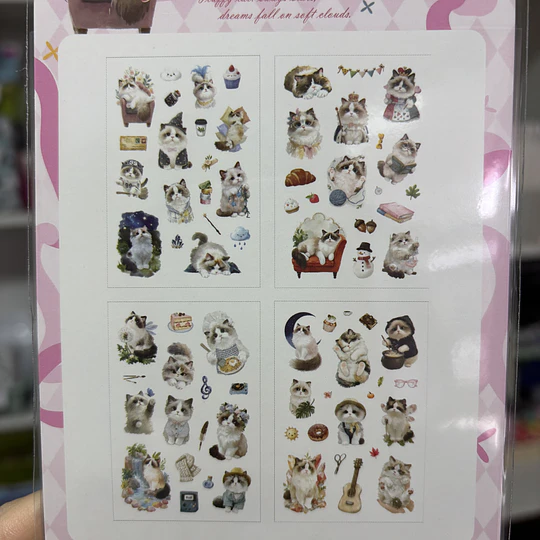 Set stickers animalitos