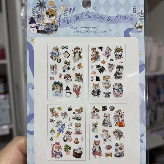 Set stickers animalitos