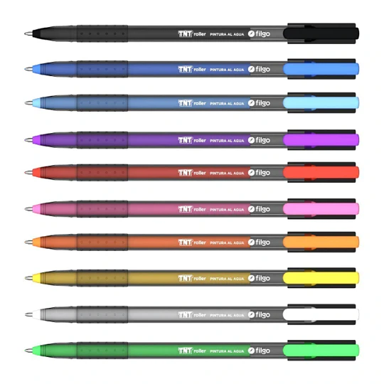 TNT Roller de Pintura al Agua Filgo - Estuche 10 Colores Clásicos