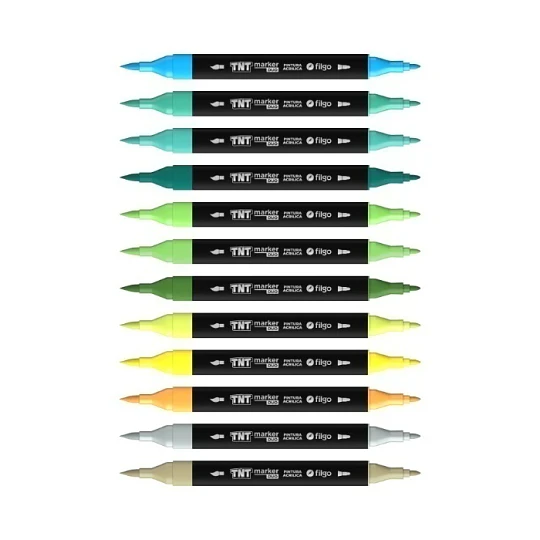 Filgo TNT Marker Dúo - 48 Colores Surtidos