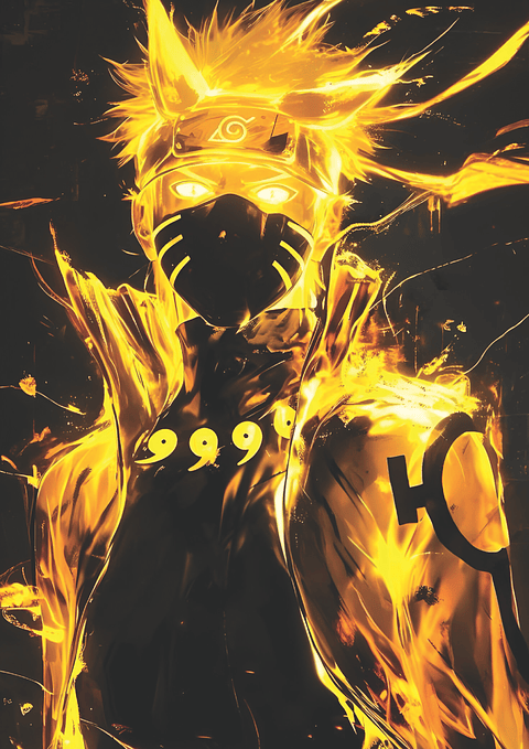 Cuadro Naruto Modo Kurama Anime – Decoración Otaku