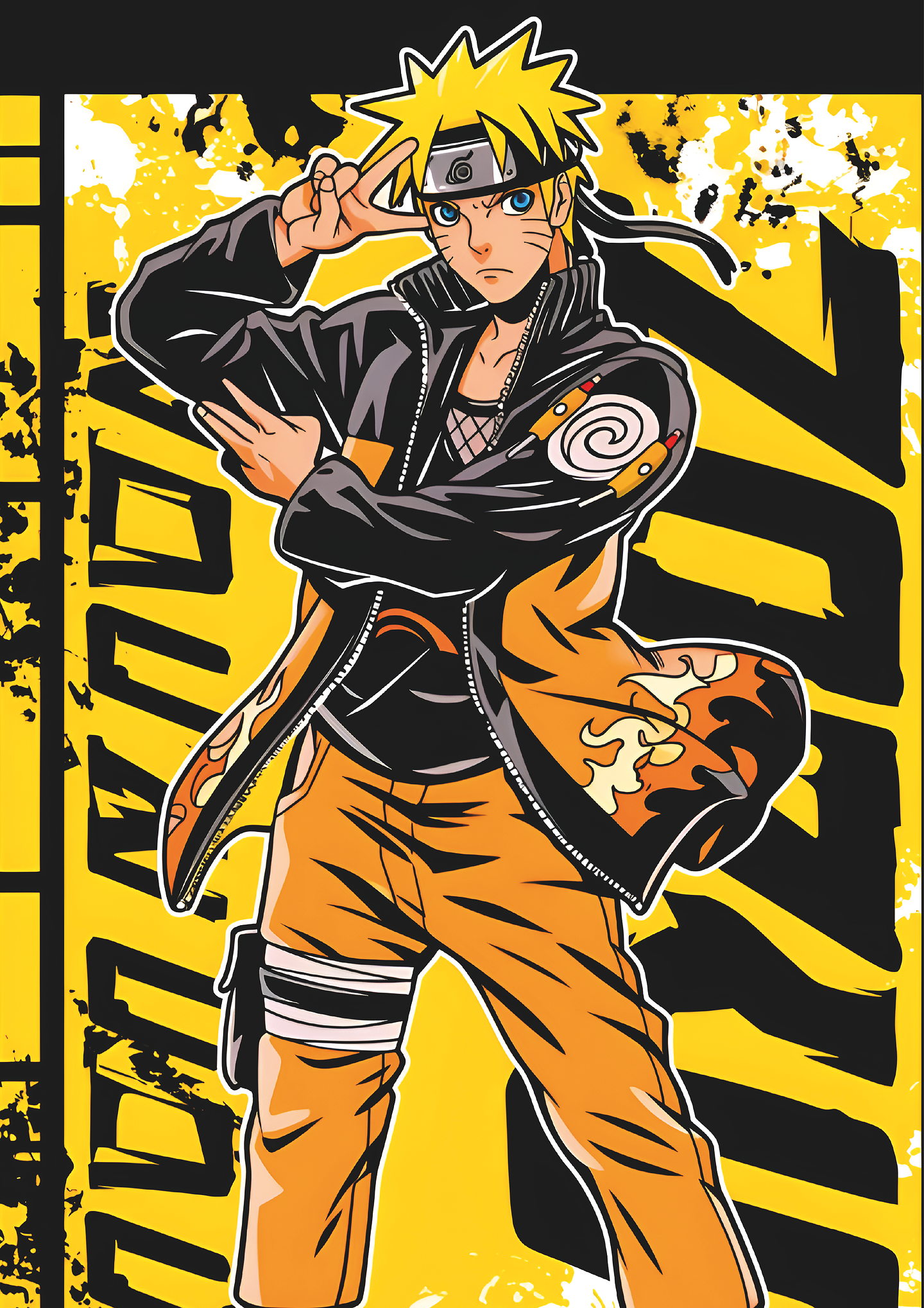Cuadro Naruto Uzumaki Clásico Anime – Decoración Otaku 1
