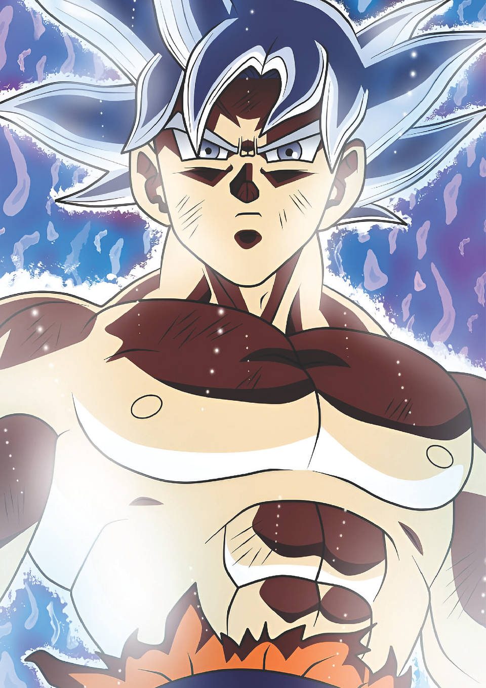 Cuadro Anime Goku Ultra Instinct – Poder Despertado Dragon Ball (Holográfico o Fotográfico) 1