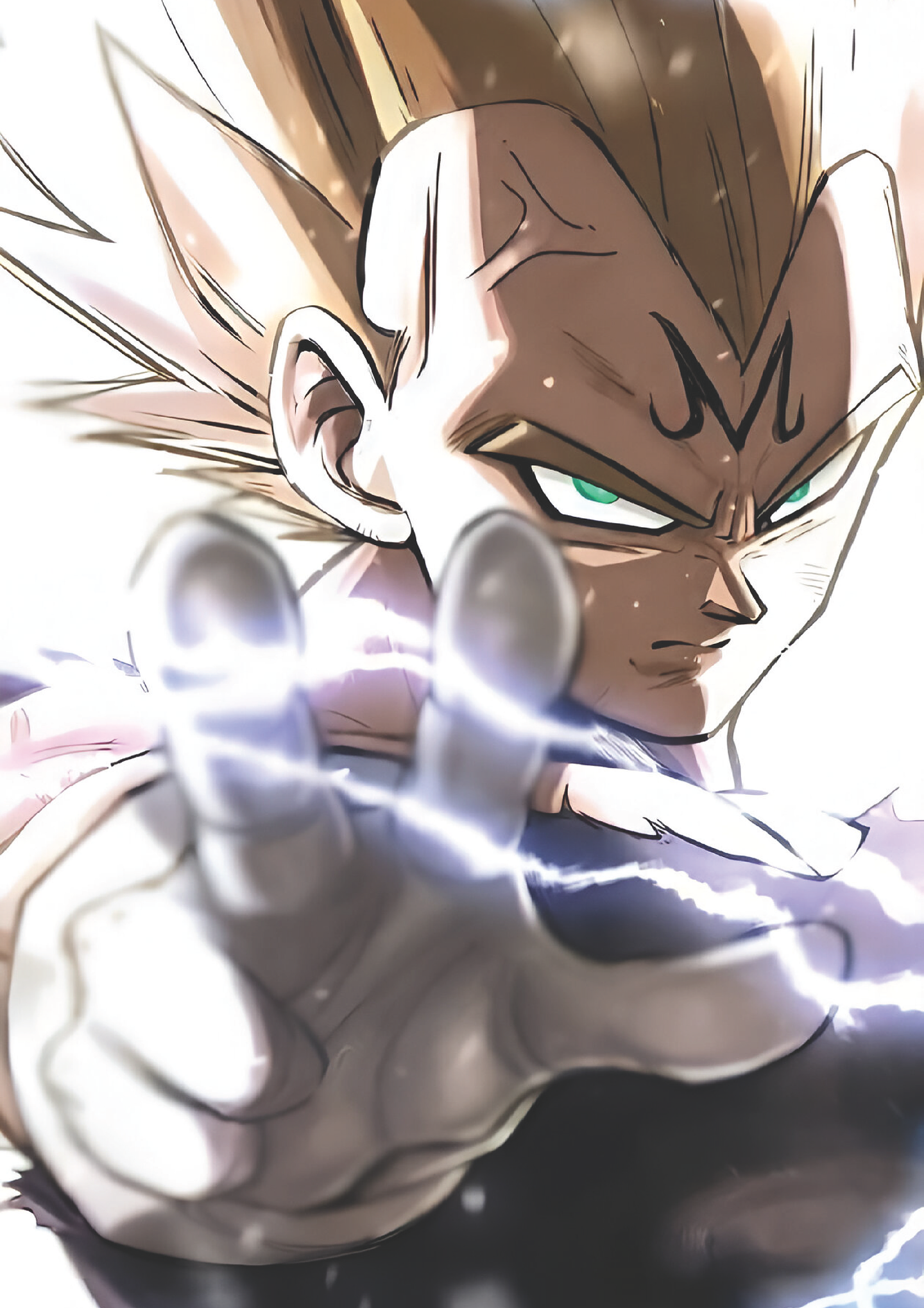 Cuadro Anime Majin Vegeta – Poder Oscuro Dragon Ball (Holográfico o Fotográfico) 1