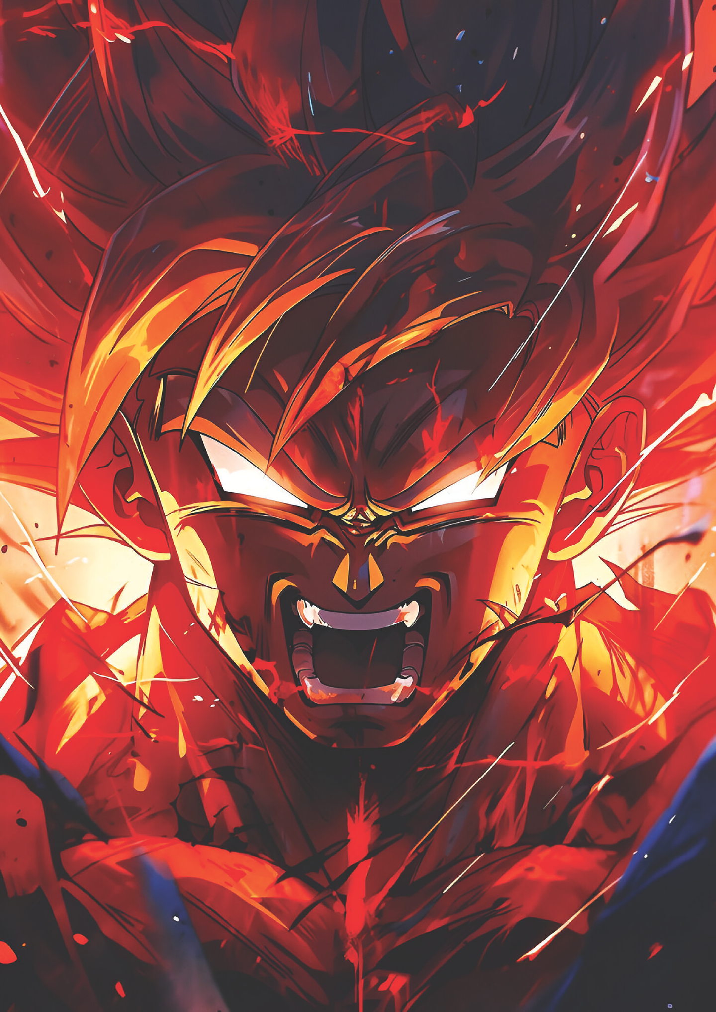 Cuadro Anime Goku Super Saiyajin – Poder Desatado Dragon Ball (Holográfico o Fotográfico) 1