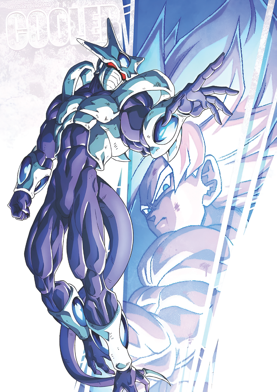 Cuadro Anime Cooler Forma Final – Rival de Freezer Dragon Ball (Holográfico o Fotográfico) 1