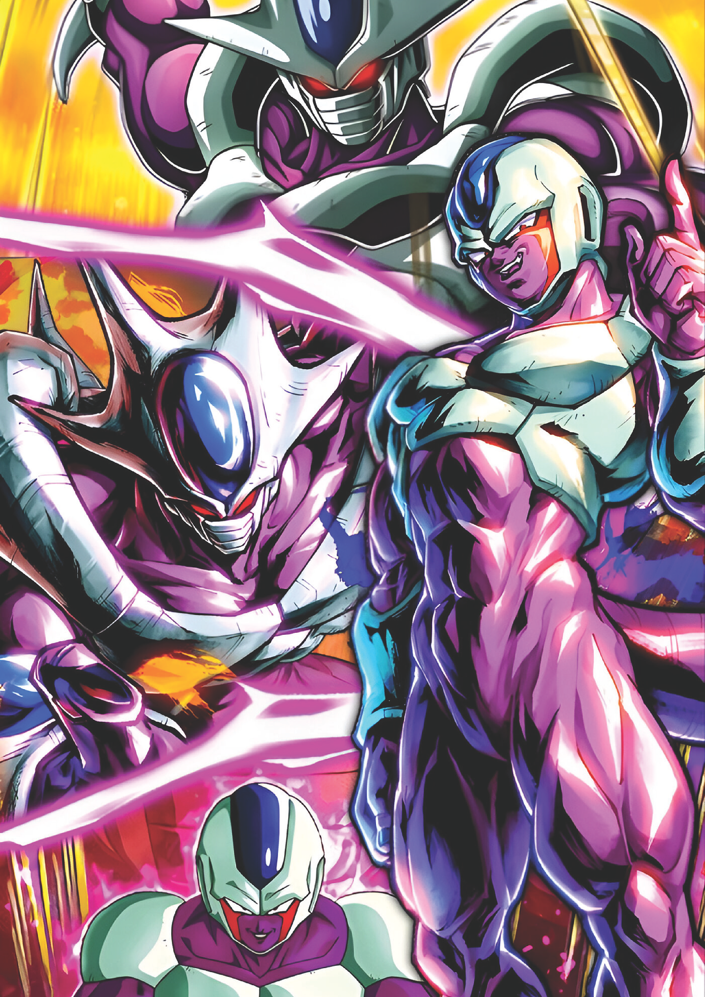 Cuadro Anime Cooler Transformaciones – Villano Dragon Ball (Holográfico o Fotográfico) 1